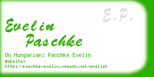 evelin paschke business card